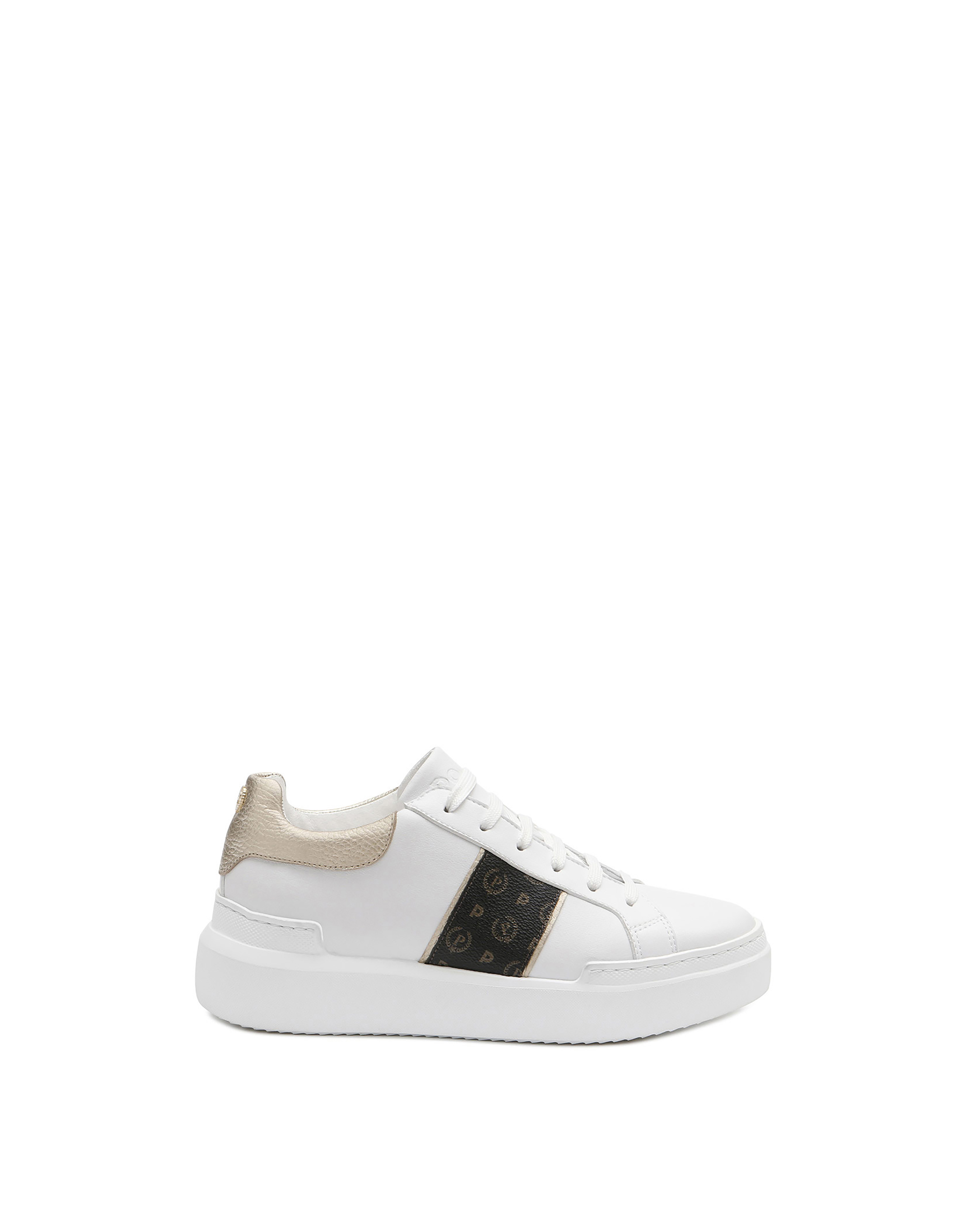 Sneakers Black/platinum/white Woman - Pollini Online Boutique