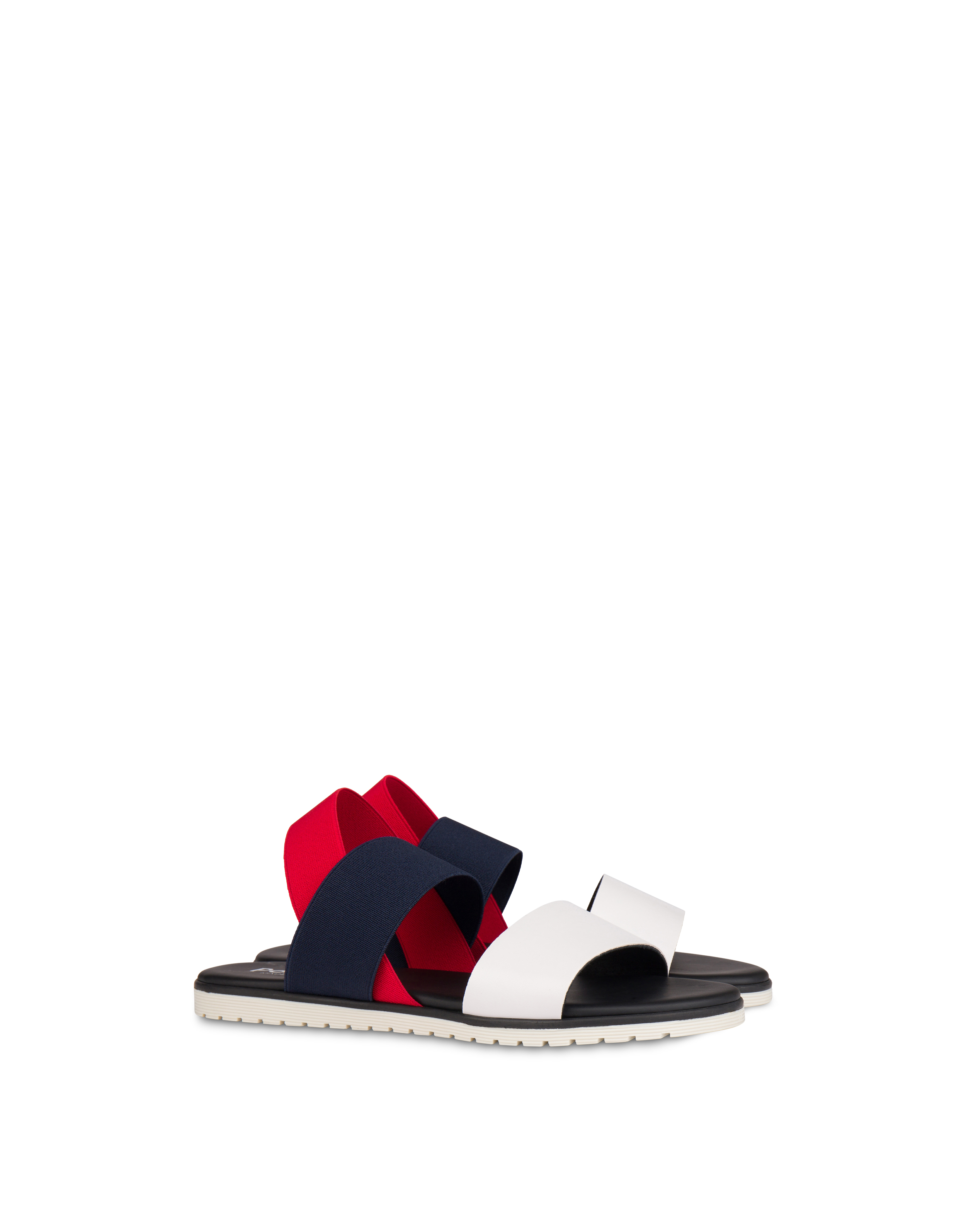 elastic flat sandals