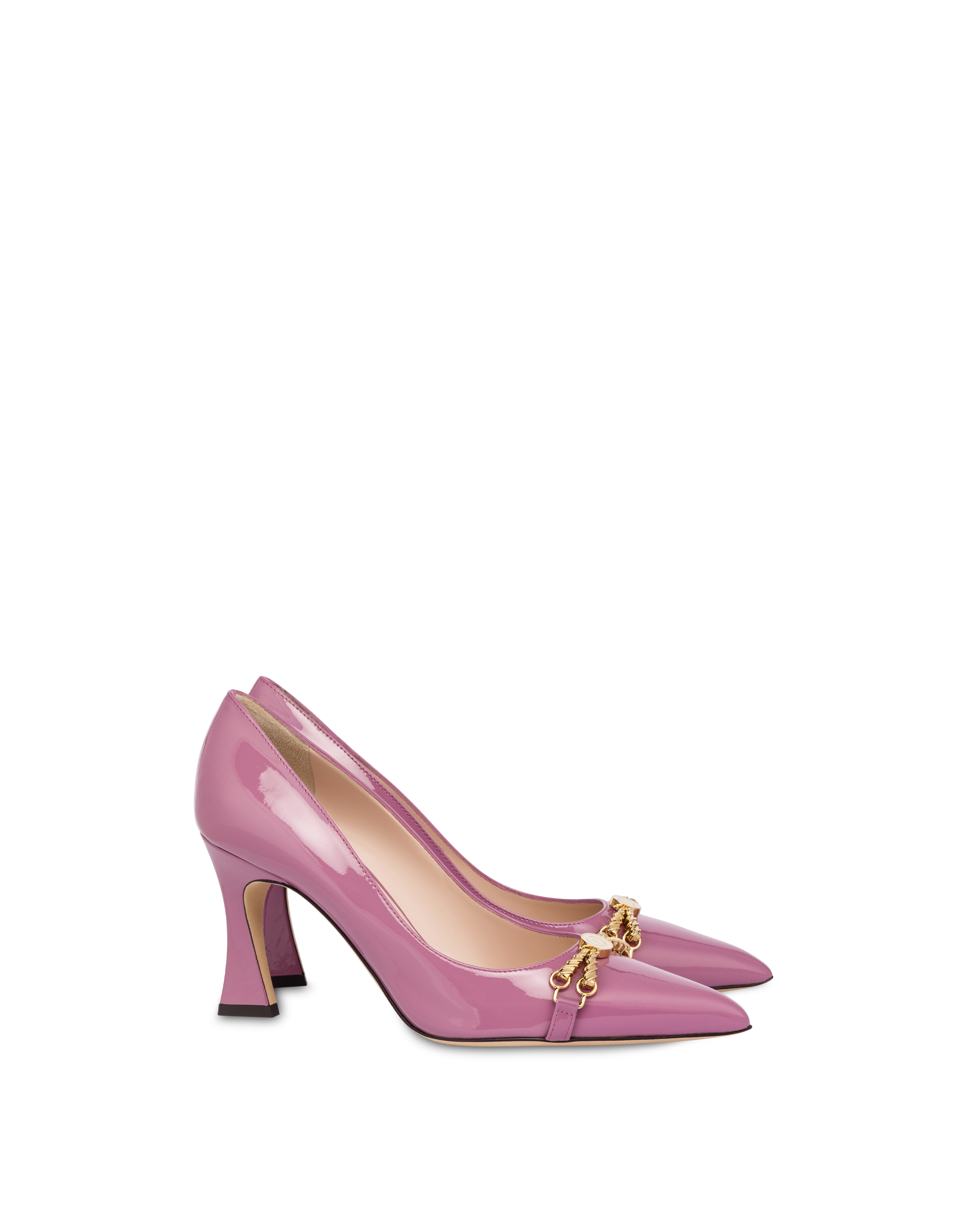 patent leather pumps in summer