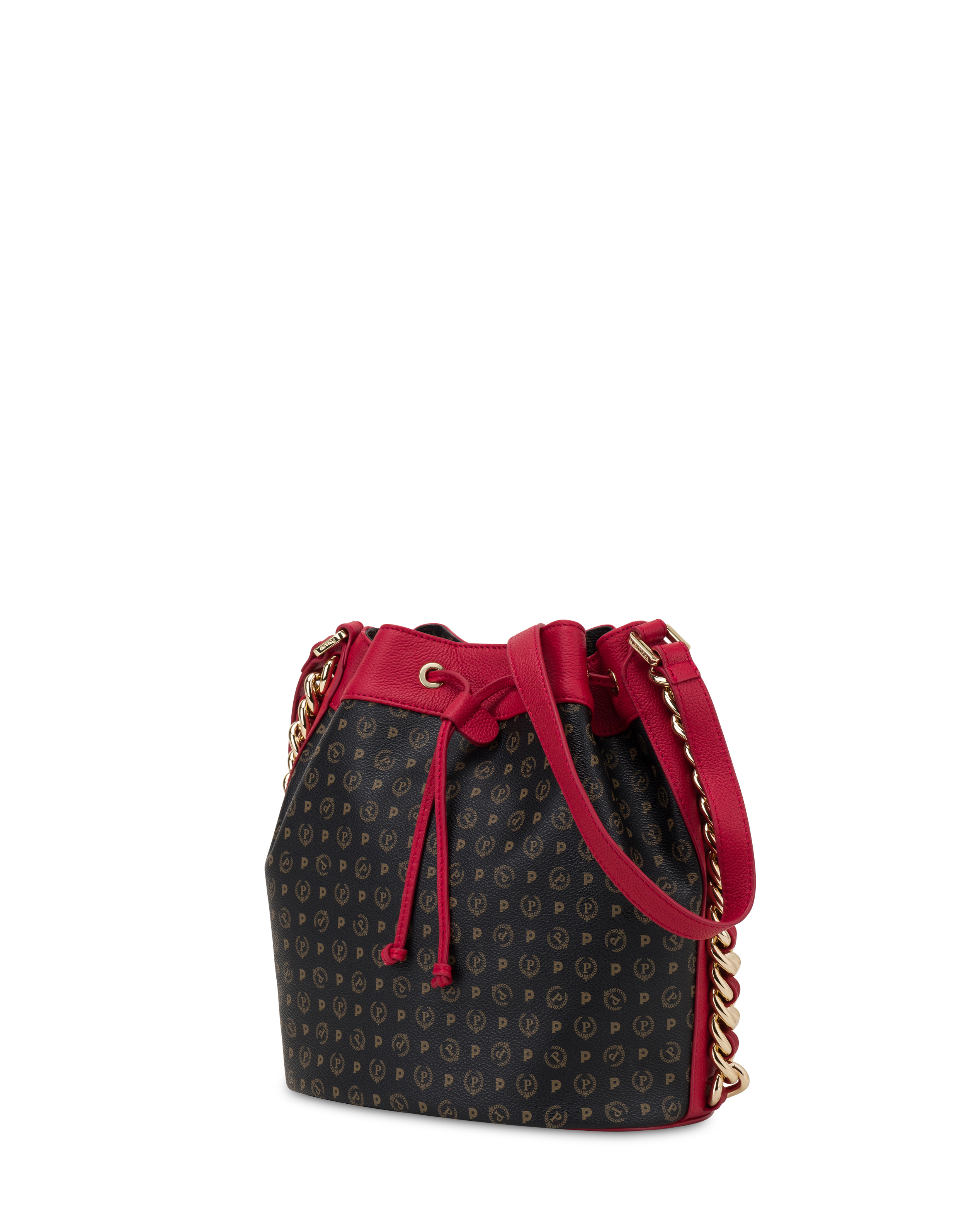 BORSA PICCOLA BLACK/LAKY RED woman - Pollini Online Boutique