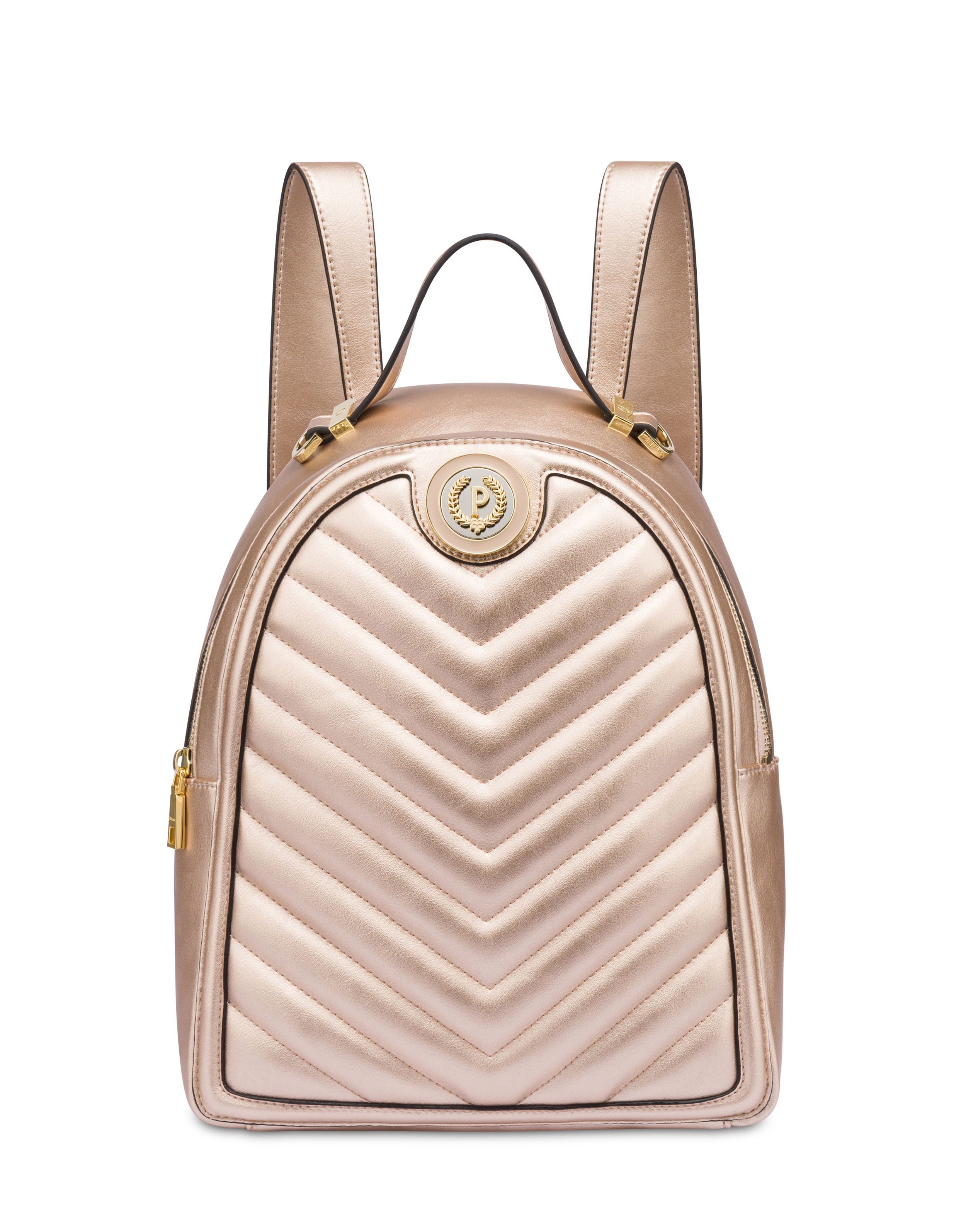 Sunbeam Matelasse Backpack Rose Gold Pollini