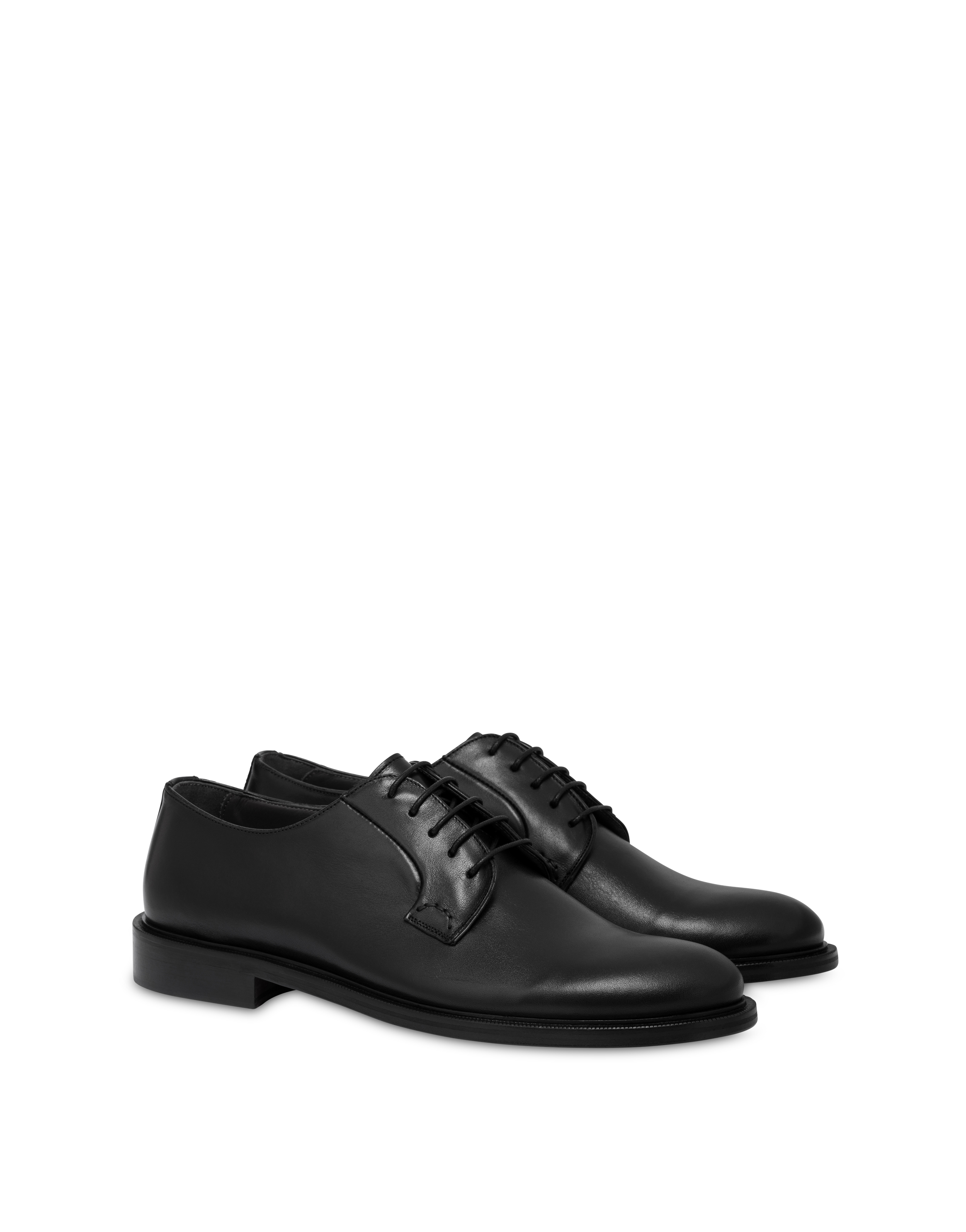 1920 Calfskin Derbies Black | Pollini 1920 Calfskin Derbies Black | Pollini