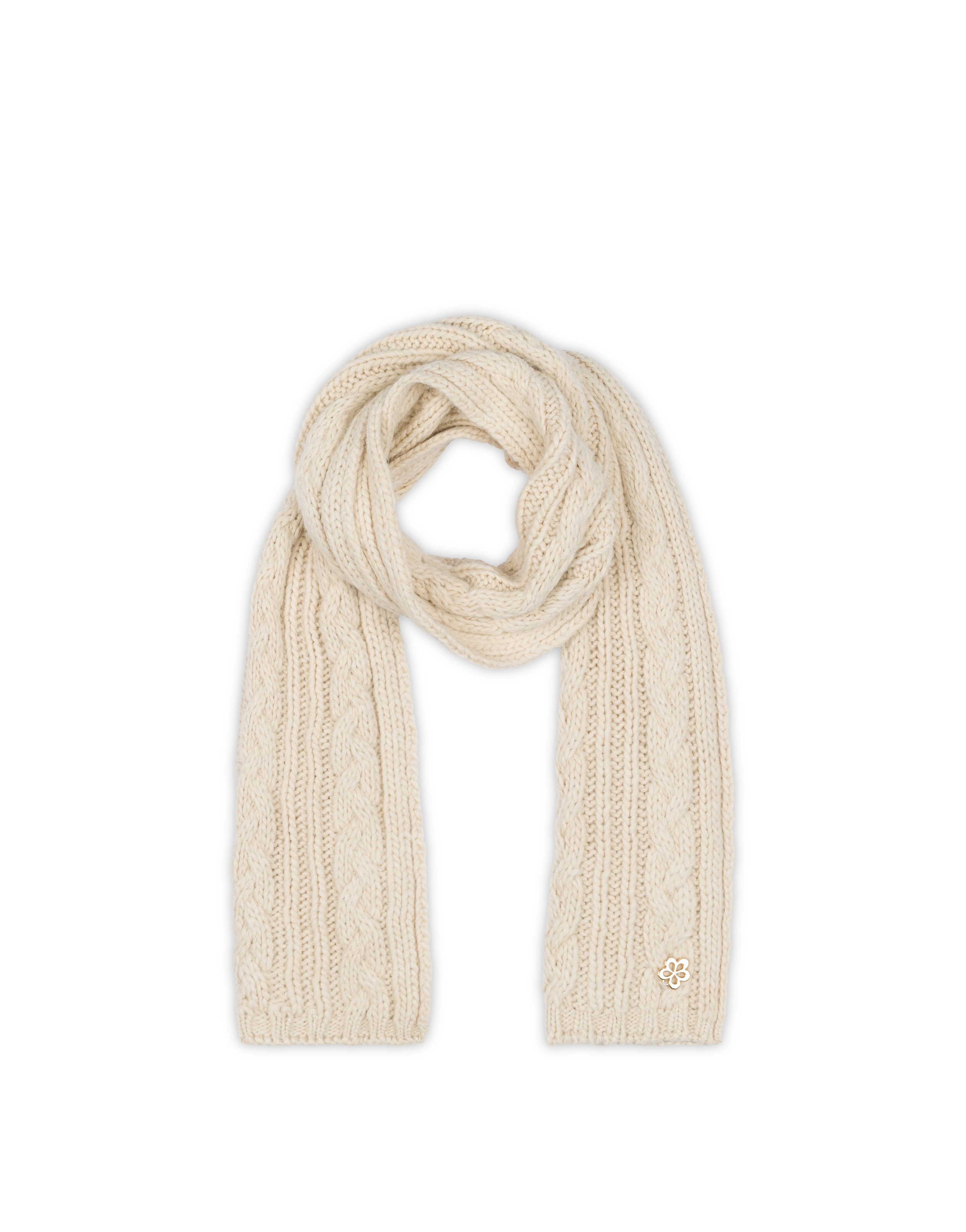 GroundY】DOBBY WOOL TWO-TONE COLOR STOLE