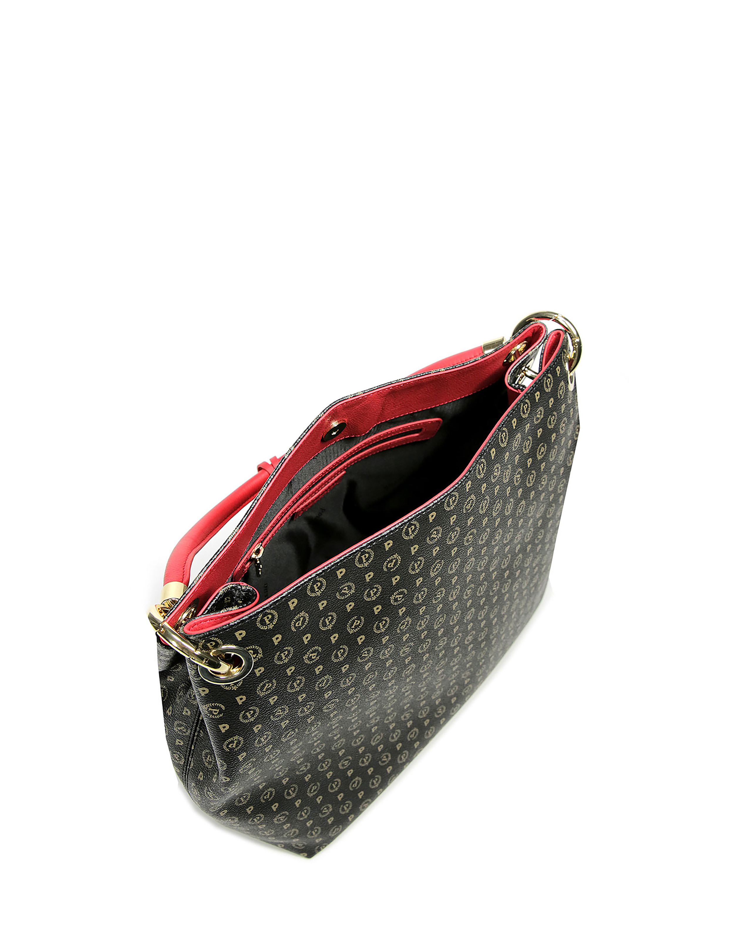 BORSA PICCOLA BLACK/LAKY RED woman - Pollini Online Boutique