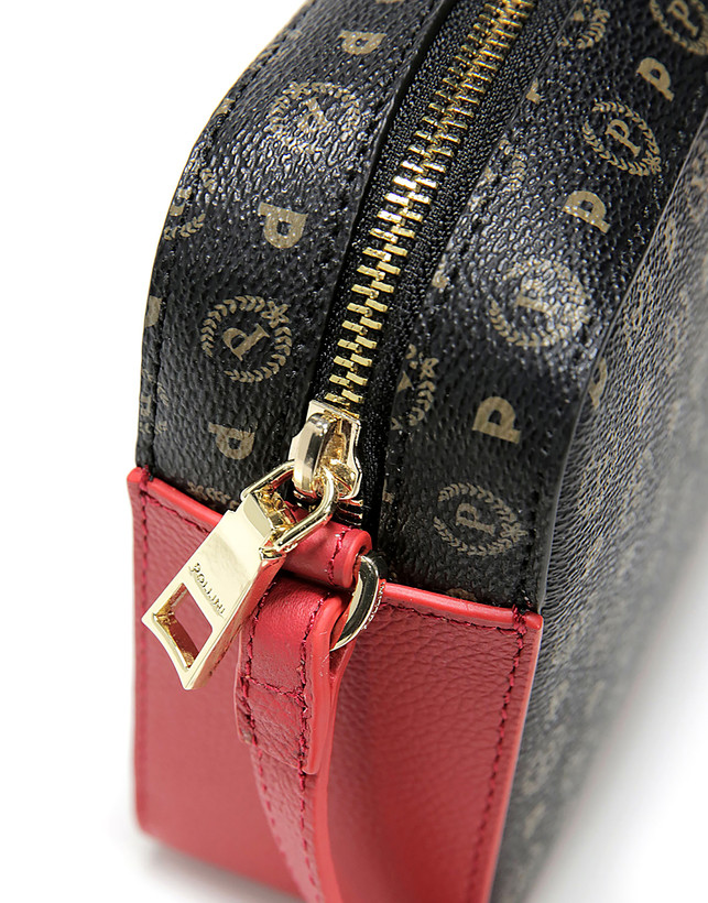 BORSA PICCOLA BLACK/LAKY RED woman - Pollini Online Boutique