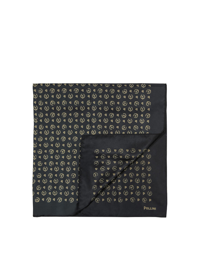 Heritage Logo Classic satin scarf Photo 1