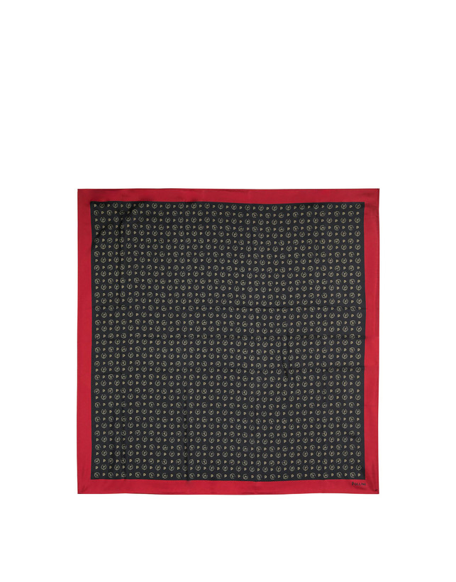 Heritage Logo Classic satin scarf Photo 2