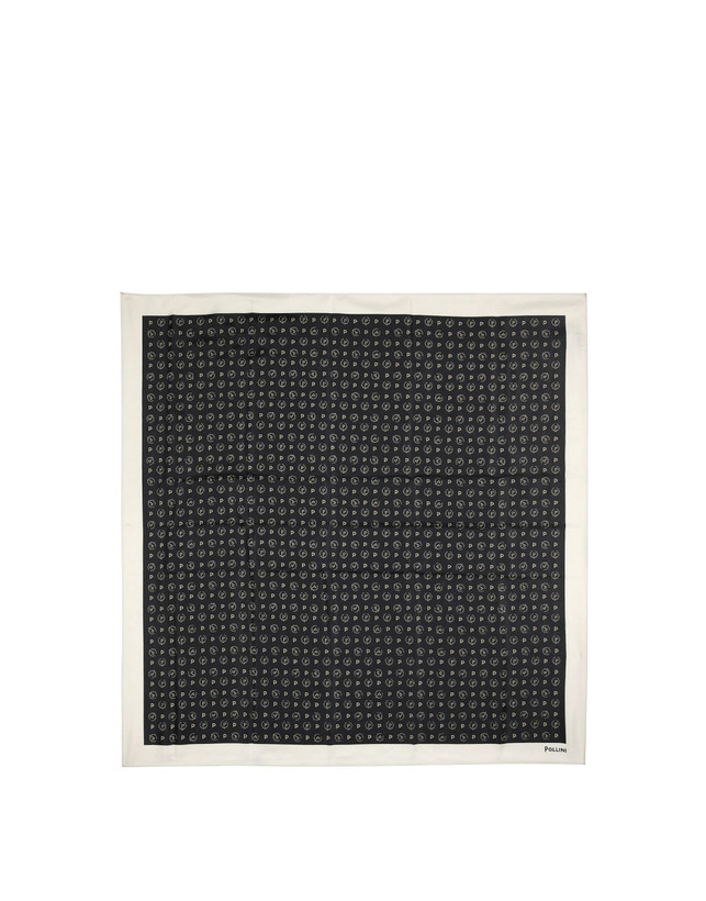 Heritage Logo Classic satin scarf Photo 2