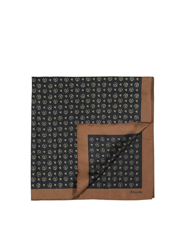 Heritage Logo Classic satin scarf Photo 1
