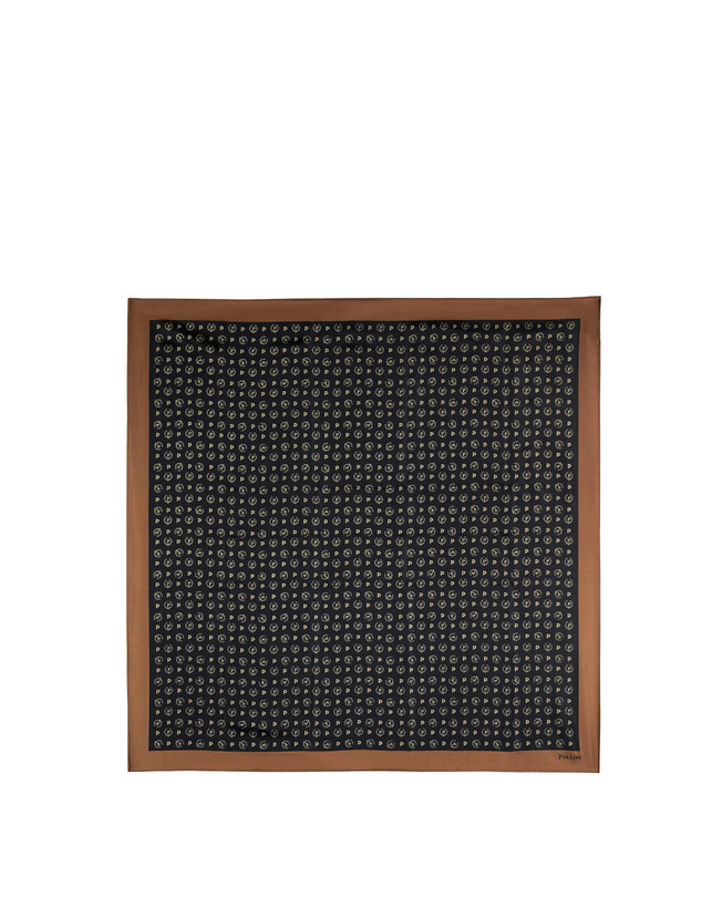 Heritage Logo Classic satin scarf Photo 2