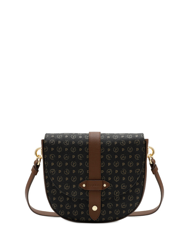 Shoulder Bag Black Brown Woman Fw19 Pollini Online Boutique