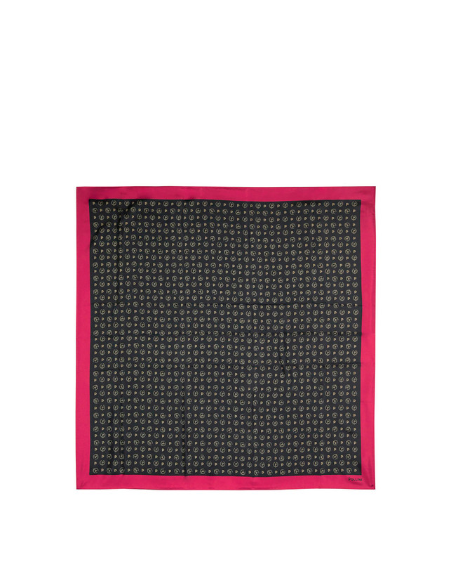 Heritage Logo Classic satin scarf Photo 2