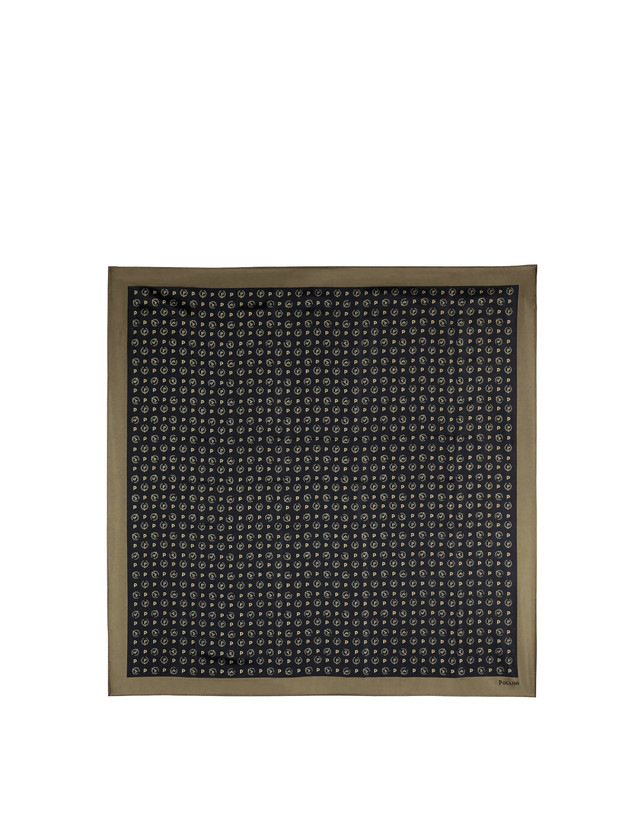 Heritage Logo Classic satin scarf Photo 2