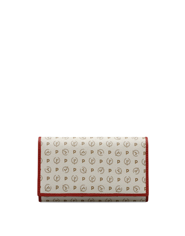 Pollini Portafoglio Heritage Logo Classic Avorio/lacca