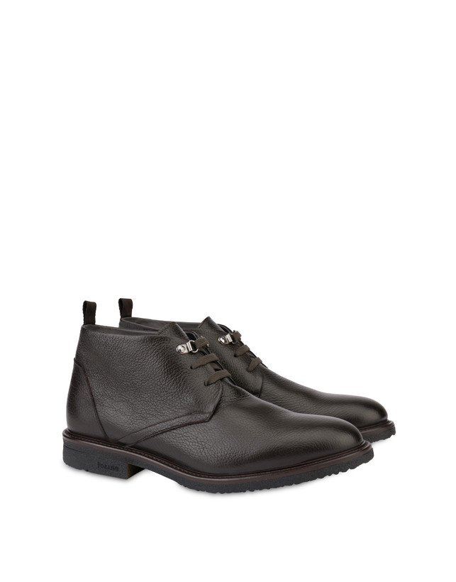 Classic Rubber calfskin ankle boots Photo 2