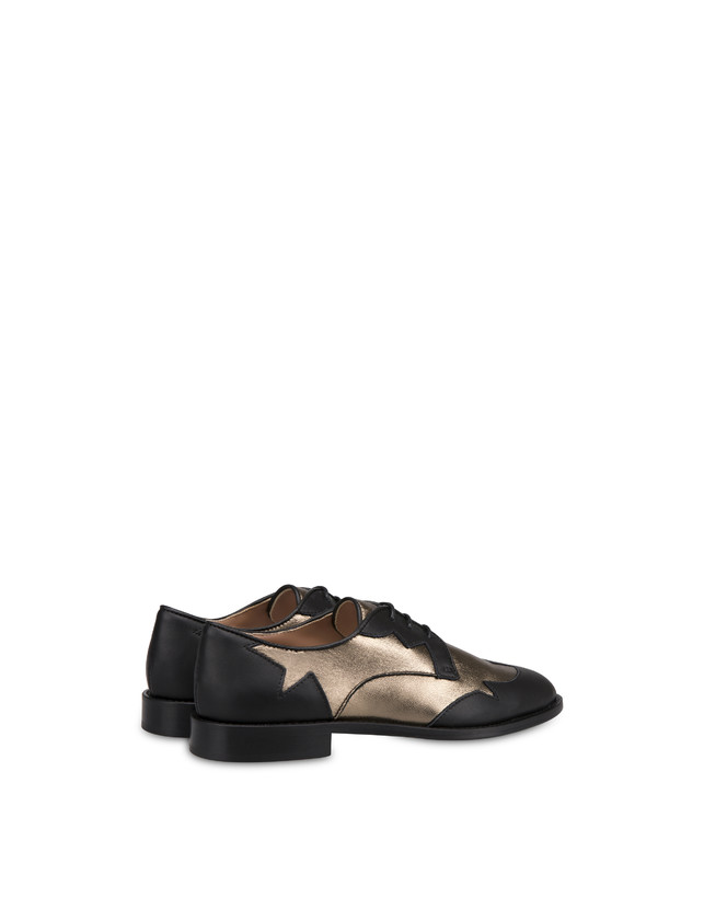 Stringate derby in vitello e nappa laminata From Texas To Colorado Photo 3