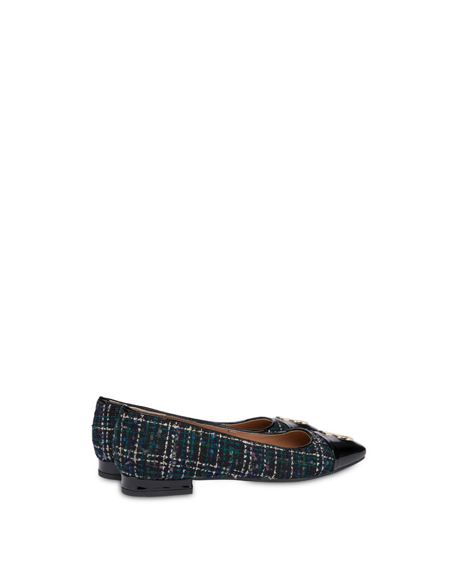 Twin P ballet flats in wool fabric Photo 3