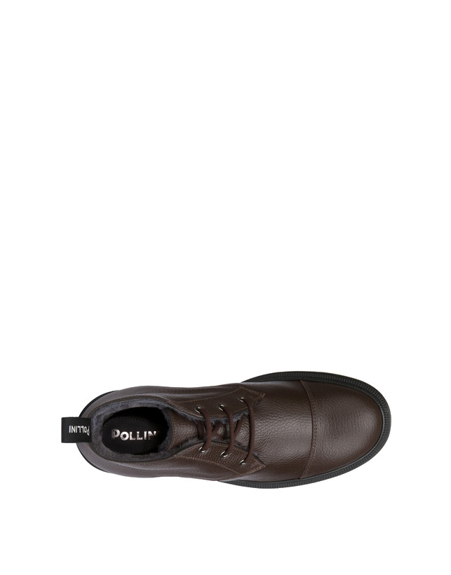 Wellington calfskin moose ankle boots Photo 3