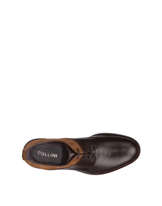 Mezzadro derby in moose print calfskin and nubuck Photo 3