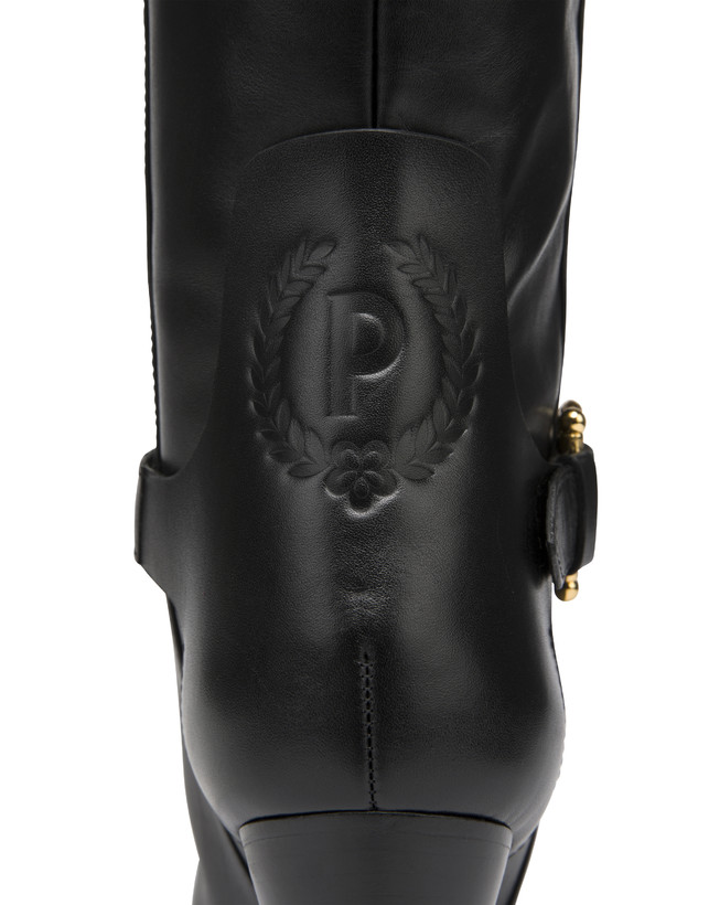 Stivali alti in vitello Buckle Notes Photo 5