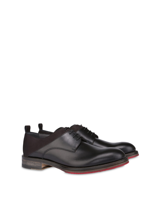 Mezzadro derby in moose print calfskin and nubuck Photo 2