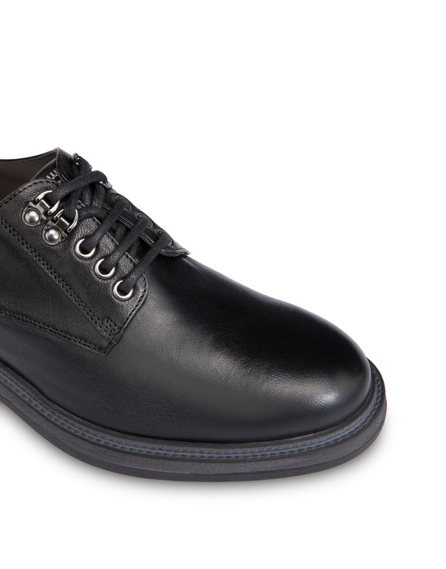 Climber derby in split leather and kidskin Photo 5