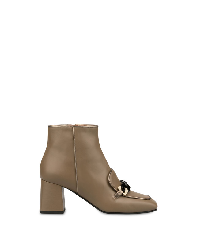 Sunkissed calfskin ankle boots Photo 1
