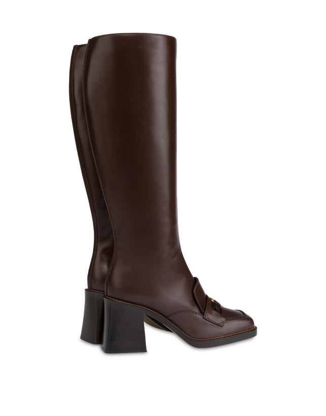 Buckle Notes calfskin boots Photo 3