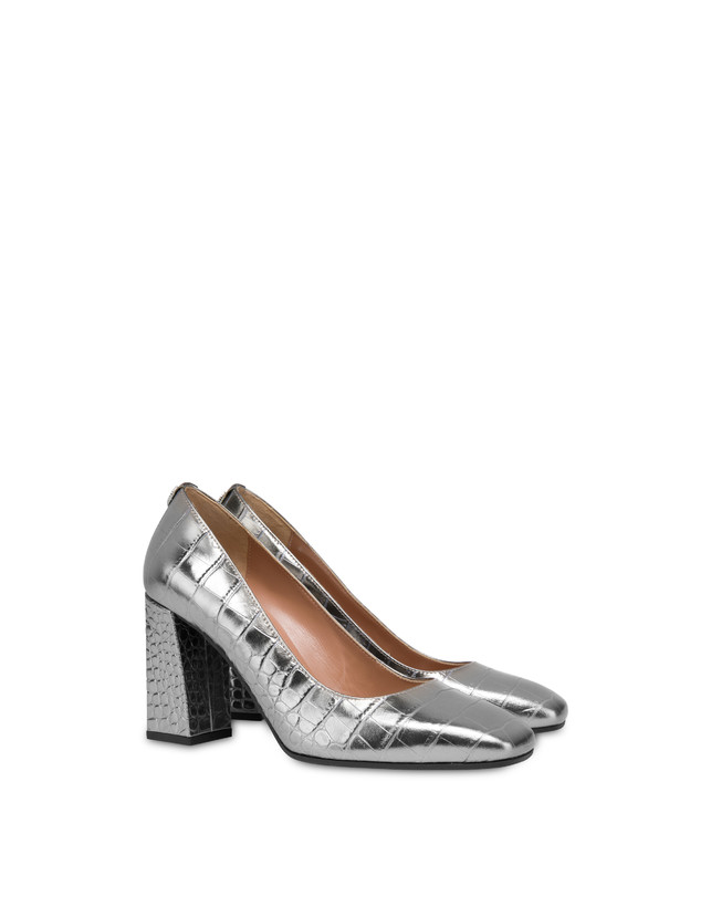Sloane Square croc print calfskin décolleté Photo 2