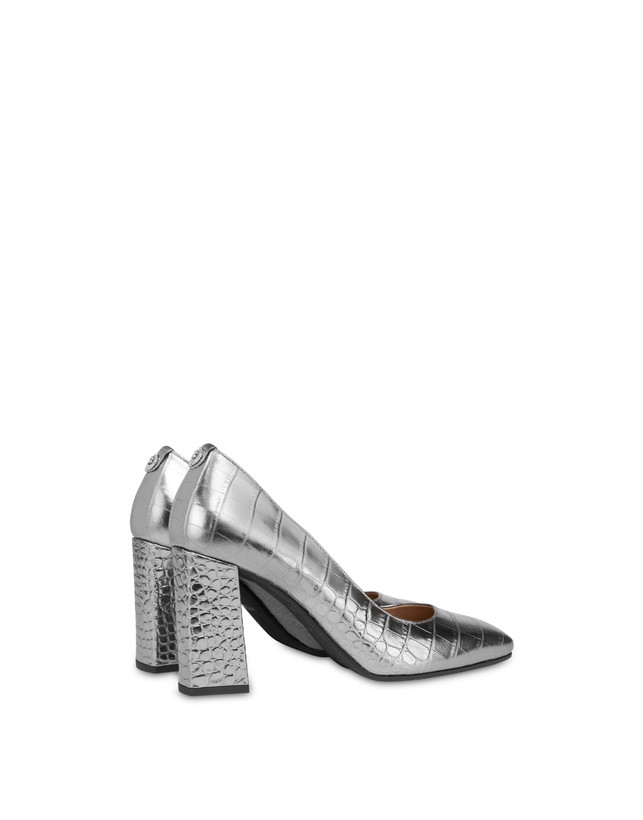 Sloane Square croc print calfskin décolleté Photo 3