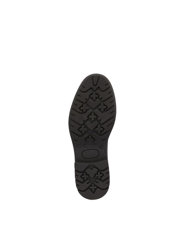 Climber combat boots in crust leather and kidskin Photo 4