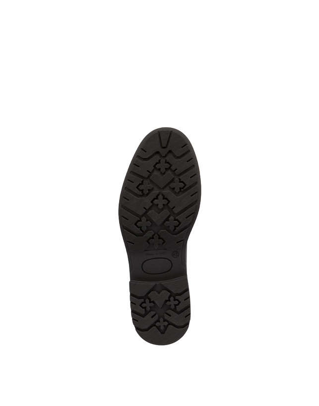 Climber combat boots in crust leather and kidskin Photo 4