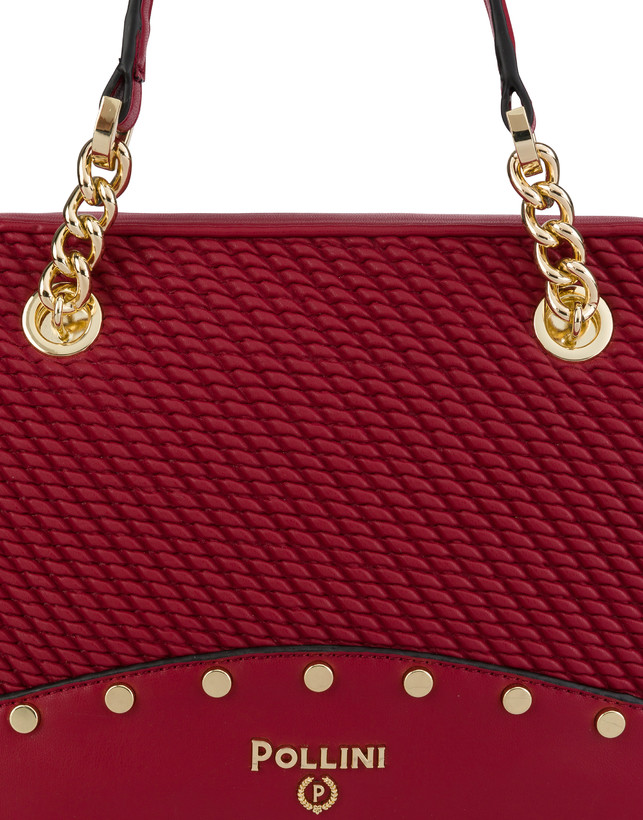 Dolly embossed double handle bag Photo 5