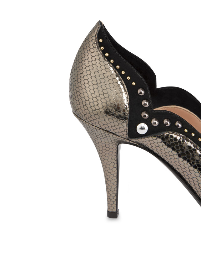 Regina aminated décolleté with python print Photo 5