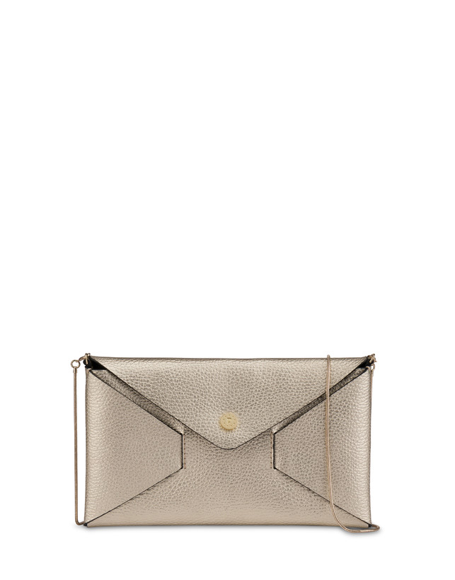 Mail clutchbag in laminated tumbled calfskin Photo 1