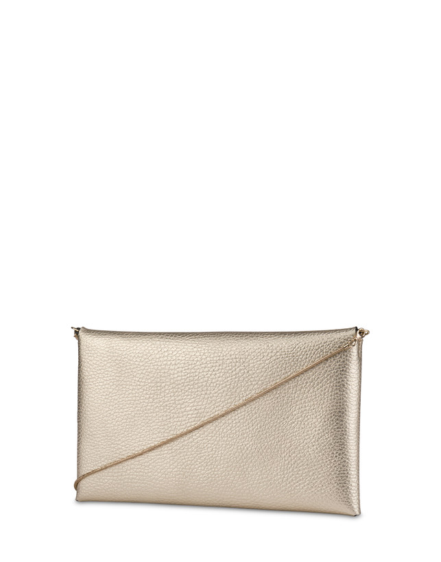 Mail clutchbag in laminated tumbled calfskin Photo 3