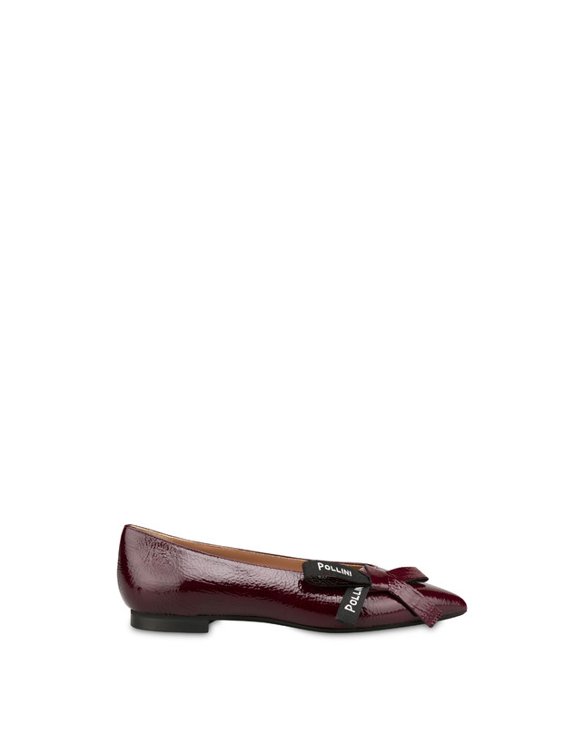 Ballerine in naplak Ribbon Logo Photo 1