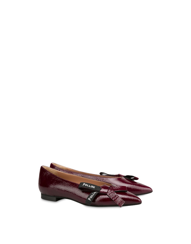 Ballerine in naplak Ribbon Logo Photo 2