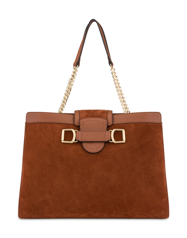 Borsa a spalla in vitello granato e crosta Annabelle Photo 1