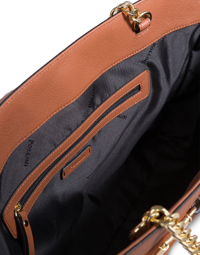 Borsa a spalla in vitello granato e crosta Annabelle Photo 5