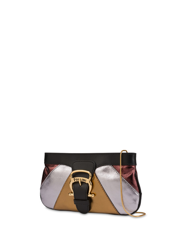 Majolica laminated nappa clutch bag Photo 2