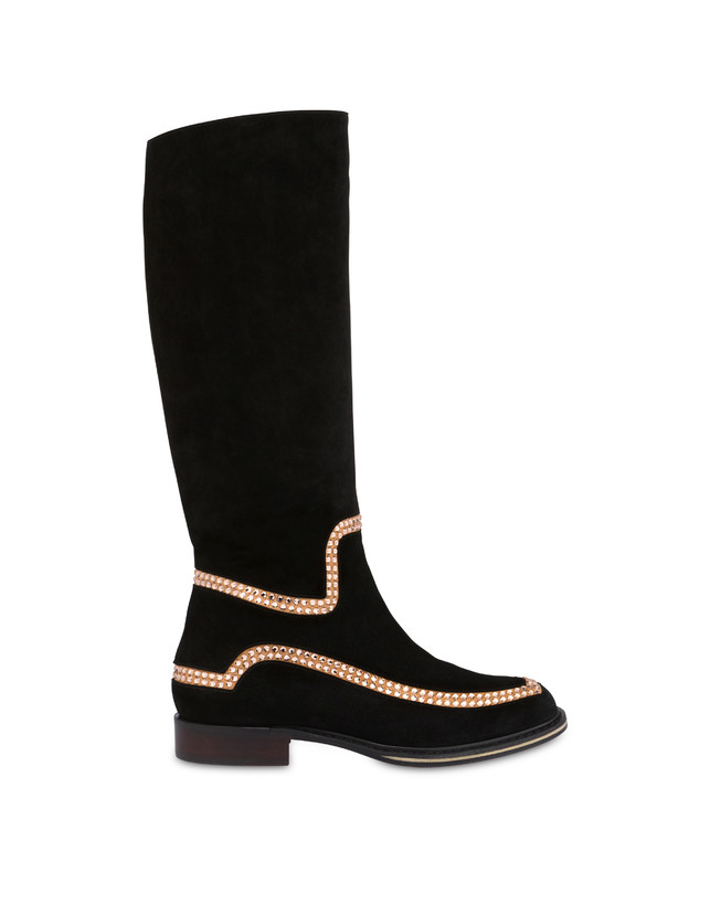 Stivali in crosta con strass Nataly X Pollini Photo 1