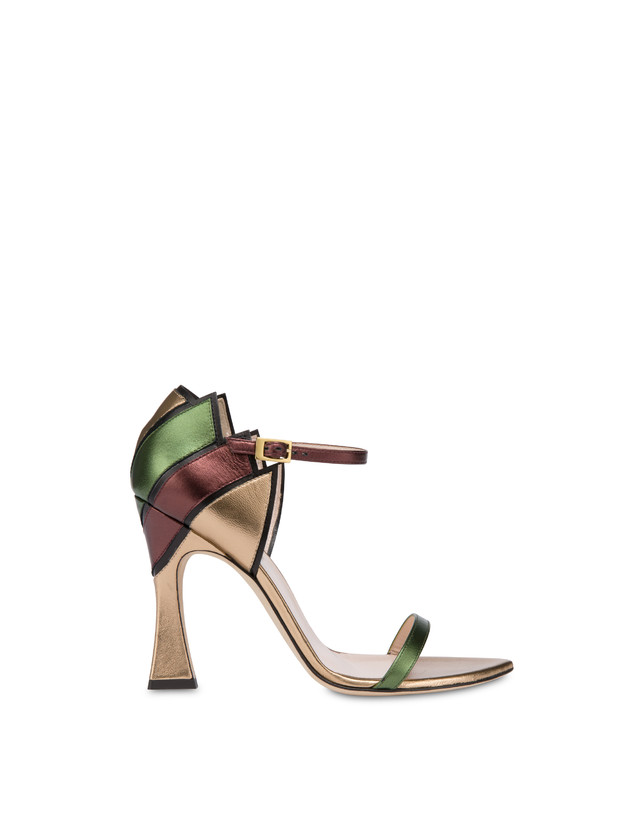 Sandali in nappa laminata Nataly X Pollini Photo 1