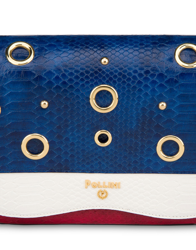 Marina oulder bag with python print Photo 5