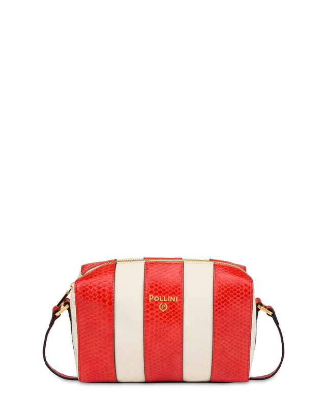 Borsa a tracolla in canvas Stripe On Me Photo 1