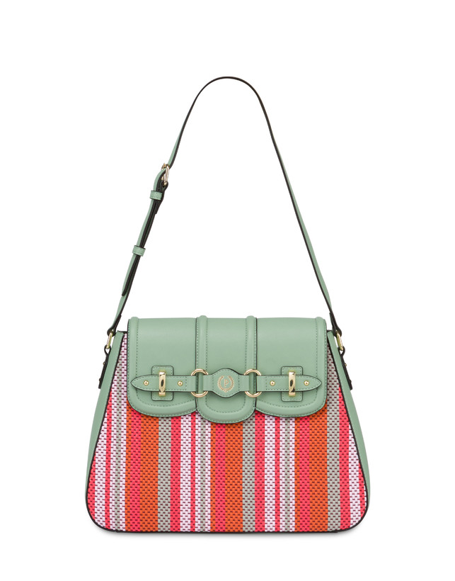 Jackie O' striped shoulder bag Photo 1