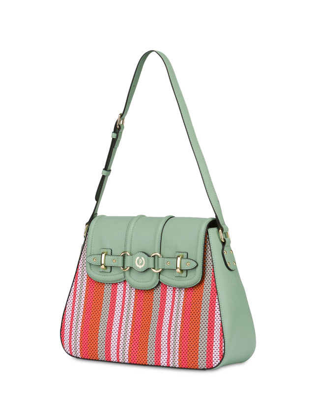 Jackie O' striped shoulder bag Photo 2
