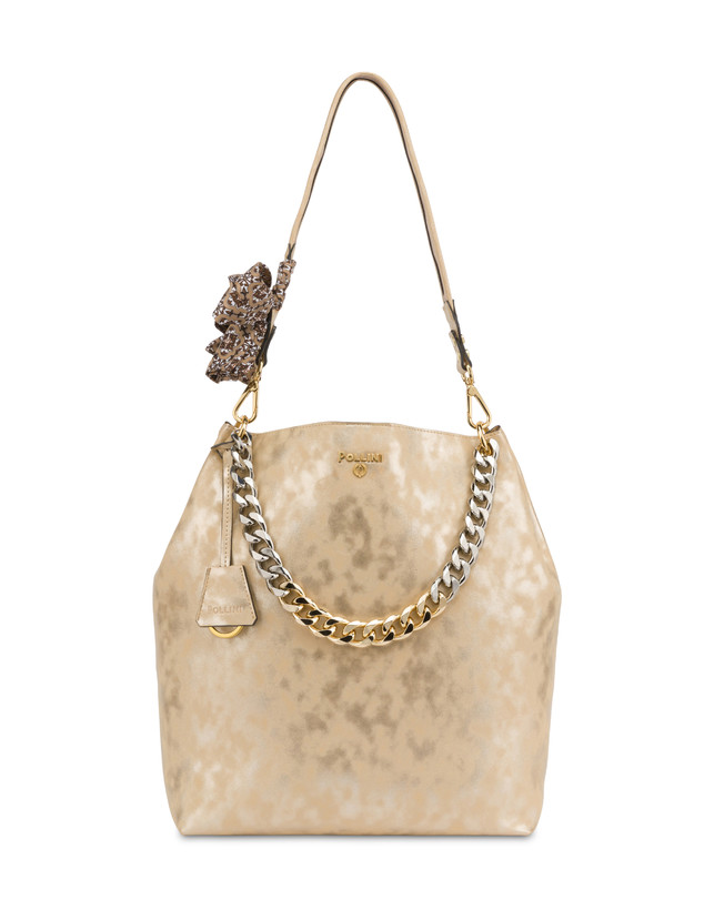 Darlene Chic laminated suede hobo bag Photo 1