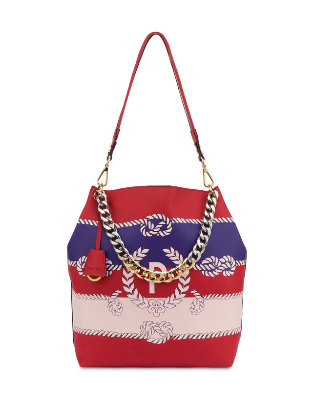 Borsa hobo con stampa maioliche Darlene Photo 1