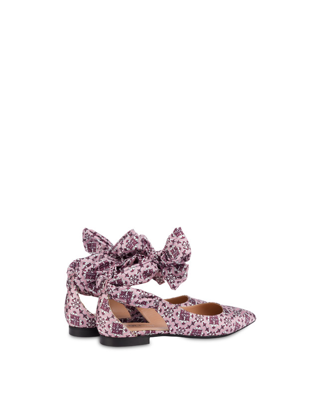 Azulejos satin ballet flats Photo 3